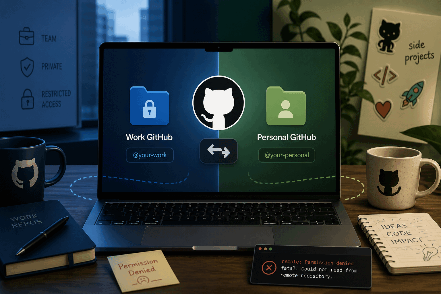 Managing Multiple GitHub Accounts on One Mac